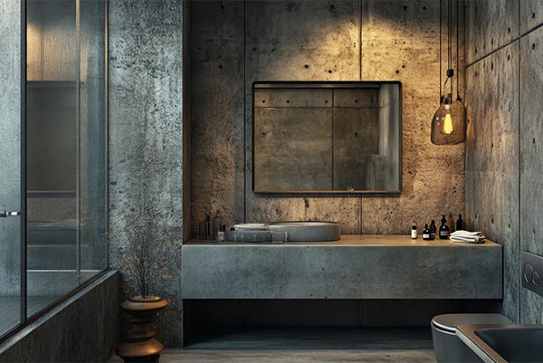 Industrial bathroom