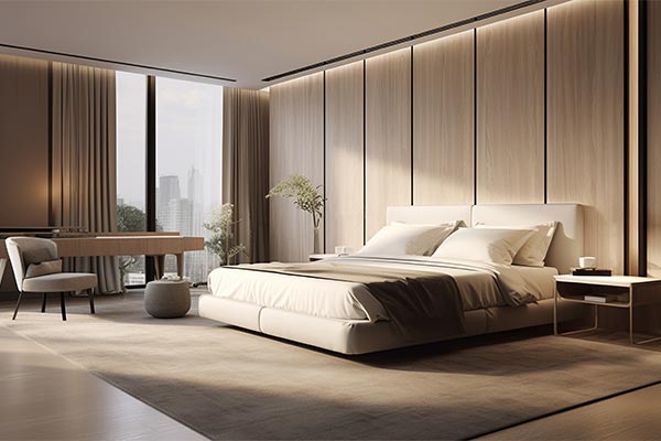 Modern luxury bedroom