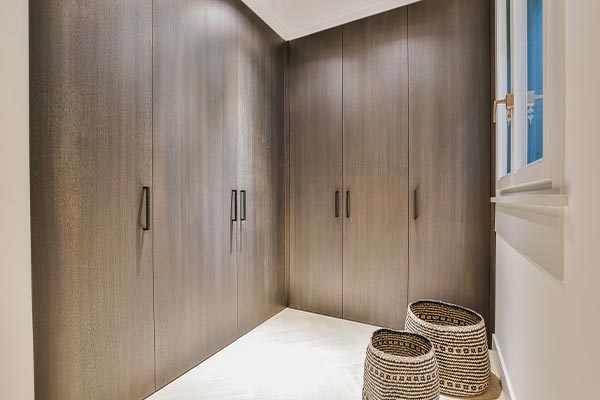 After wardrobe installation